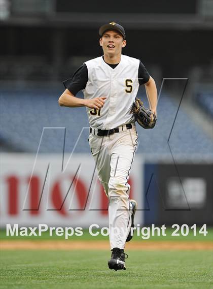 Thumbnail 3 in Beach Channel vs Bronx High School of Science (PSAL Class B Final) photogallery.