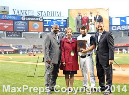Thumbnail 2 in Beach Channel vs Bronx High School of Science (PSAL Class B Final) photogallery.