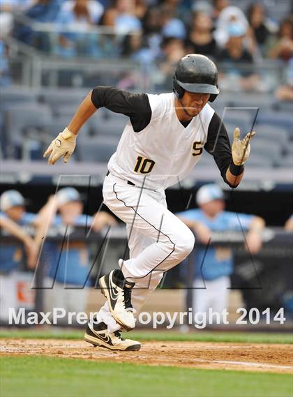 Thumbnail 2 in Beach Channel vs Bronx High School of Science (PSAL Class B Final) photogallery.
