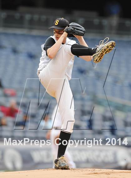 Thumbnail 2 in Beach Channel vs Bronx High School of Science (PSAL Class B Final) photogallery.