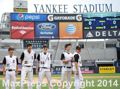Thumbnail 2 in Beach Channel vs Bronx High School of Science (PSAL Class B Final) photogallery.
