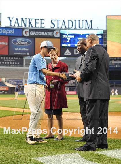 Thumbnail 2 in Beach Channel vs Bronx High School of Science (PSAL Class B Final) photogallery.