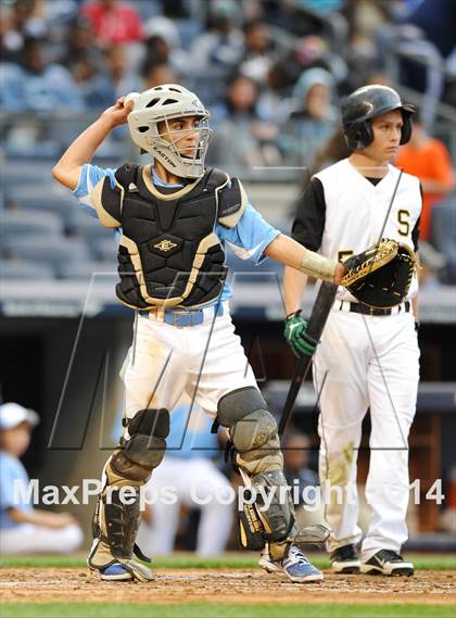 Thumbnail 3 in Beach Channel vs Bronx High School of Science (PSAL Class B Final) photogallery.