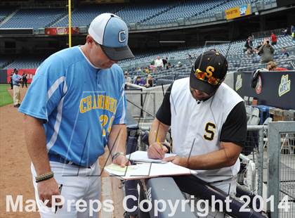 Thumbnail 2 in Beach Channel vs Bronx High School of Science (PSAL Class B Final) photogallery.