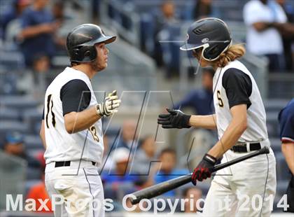 Thumbnail 2 in Beach Channel vs Bronx High School of Science (PSAL Class B Final) photogallery.