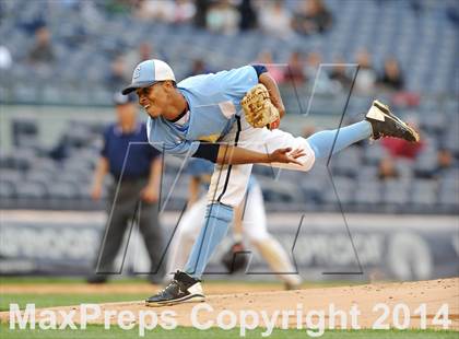 Thumbnail 2 in Beach Channel vs Bronx High School of Science (PSAL Class B Final) photogallery.