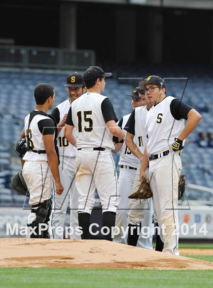 Thumbnail 3 in Beach Channel vs Bronx High School of Science (PSAL Class B Final) photogallery.