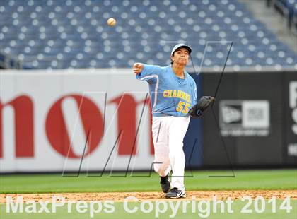 Thumbnail 2 in Beach Channel vs Bronx High School of Science (PSAL Class B Final) photogallery.