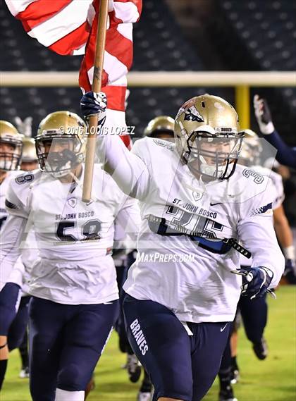 Thumbnail 2 in Mater Dei vs. St. John Bosco (CIF SS Division 1 Final) photogallery.