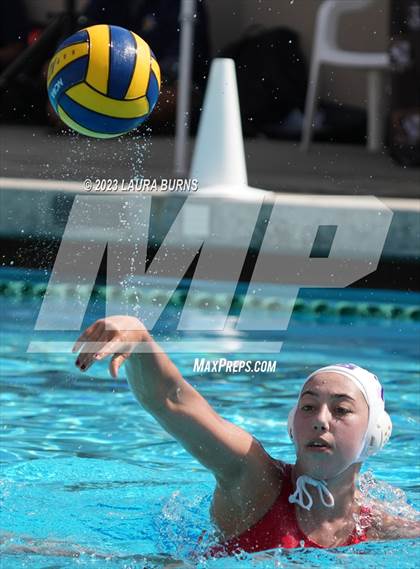 Thumbnail 3 in Leland vs St. Ignatius College Preparatory (St. Francis Invitational) photogallery.