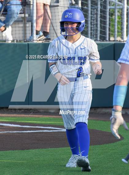 Thumbnail 3 in Barbers Hill vs. Smithson Valley (UIL Softball 5A D1 Semifinal) photogallery.