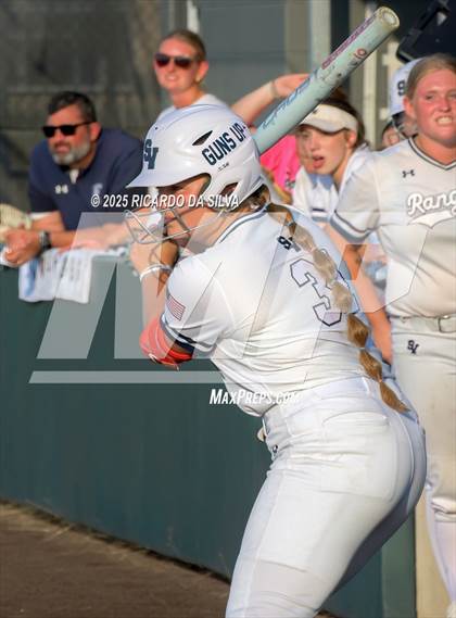 Thumbnail 2 in Barbers Hill vs. Smithson Valley (UIL Softball 5A D1 Semifinal) photogallery.