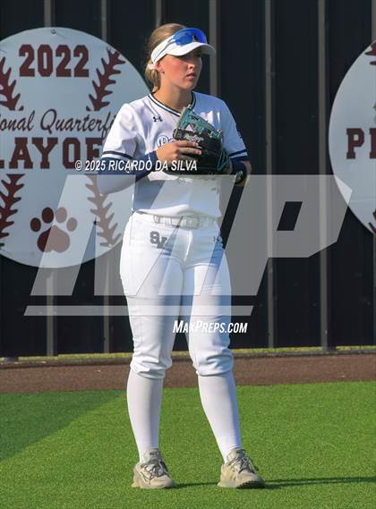Thumbnail 3 in Barbers Hill vs. Smithson Valley (UIL Softball 5A D1 Semifinal) photogallery.