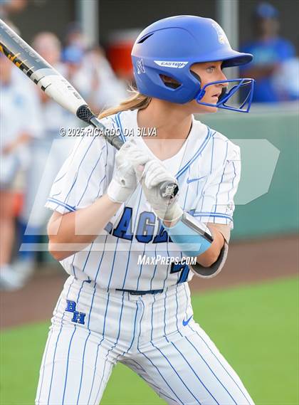 Thumbnail 1 in Barbers Hill vs. Smithson Valley (UIL Softball 5A D1 Semifinal) photogallery.