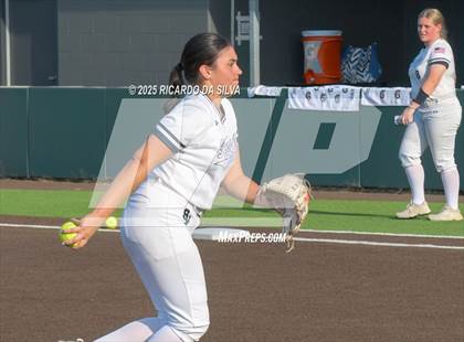Thumbnail 1 in Barbers Hill vs. Smithson Valley (UIL Softball 5A D1 Semifinal) photogallery.