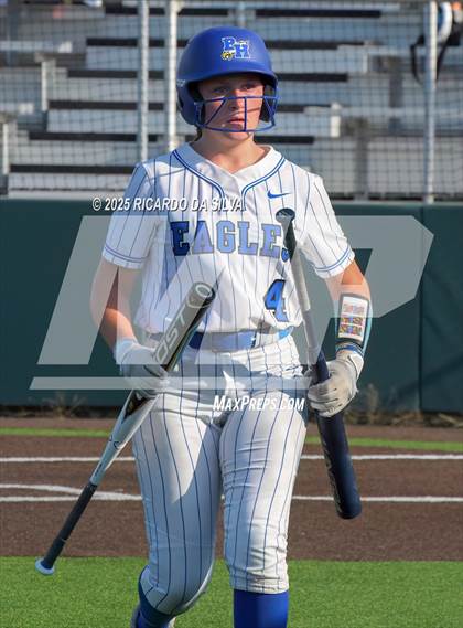 Thumbnail 3 in Barbers Hill vs. Smithson Valley (UIL Softball 5A D1 Semifinal) photogallery.