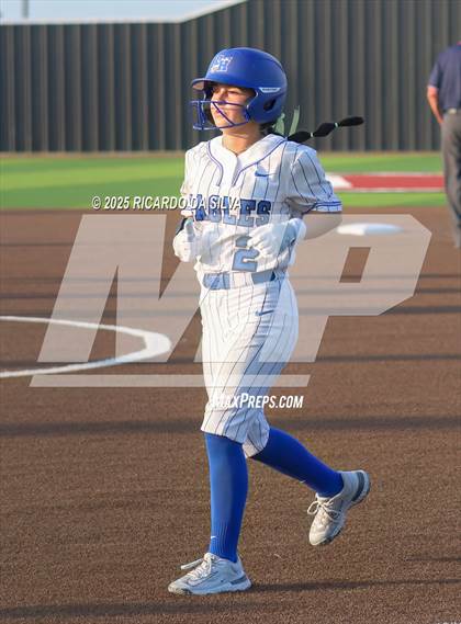 Thumbnail 1 in Barbers Hill vs. Smithson Valley (UIL Softball 5A D1 Semifinal) photogallery.