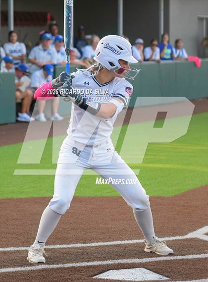 Thumbnail 1 in Barbers Hill vs. Smithson Valley (UIL Softball 5A D1 Semifinal) photogallery.