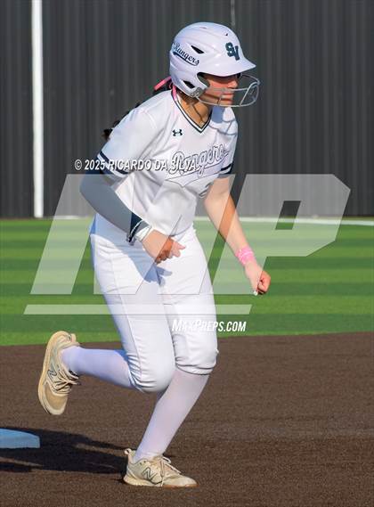 Thumbnail 1 in Barbers Hill vs. Smithson Valley (UIL Softball 5A D1 Semifinal) photogallery.