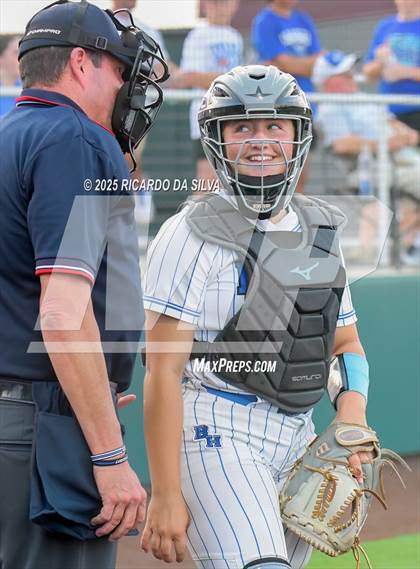 Thumbnail 3 in Barbers Hill vs. Smithson Valley (UIL Softball 5A D1 Semifinal) photogallery.