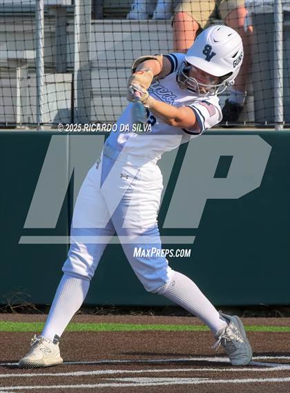 Thumbnail 1 in Barbers Hill vs. Smithson Valley (UIL Softball 5A D1 Semifinal) photogallery.