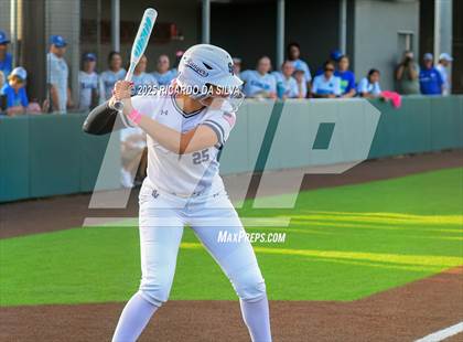 Thumbnail 1 in Barbers Hill vs. Smithson Valley (UIL Softball 5A D1 Semifinal) photogallery.