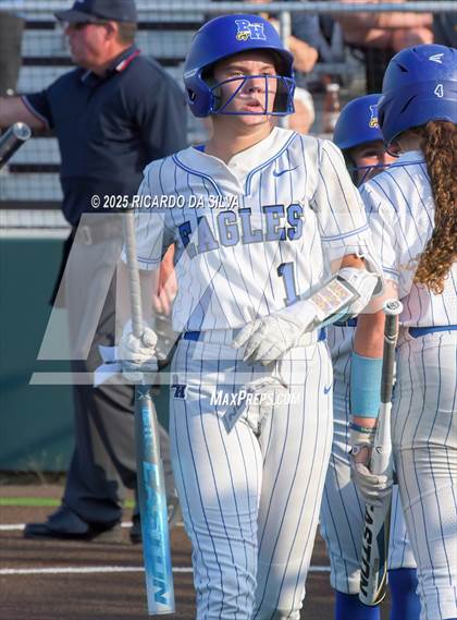 Thumbnail 1 in Barbers Hill vs. Smithson Valley (UIL Softball 5A D1 Semifinal) photogallery.