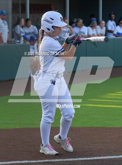 Thumbnail 2 in Barbers Hill vs. Smithson Valley (UIL Softball 5A D1 Semifinal) photogallery.