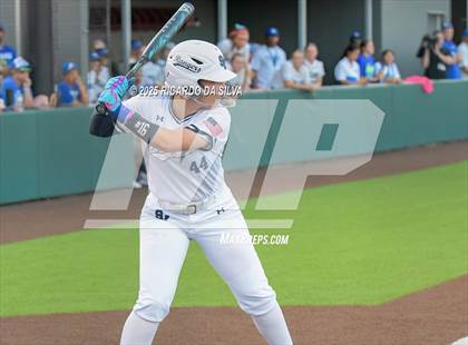 Thumbnail 2 in Barbers Hill vs. Smithson Valley (UIL Softball 5A D1 Semifinal) photogallery.