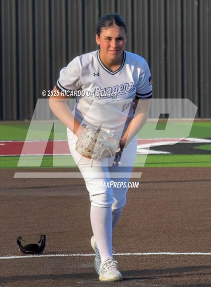 Thumbnail 3 in Barbers Hill vs. Smithson Valley (UIL Softball 5A D1 Semifinal) photogallery.