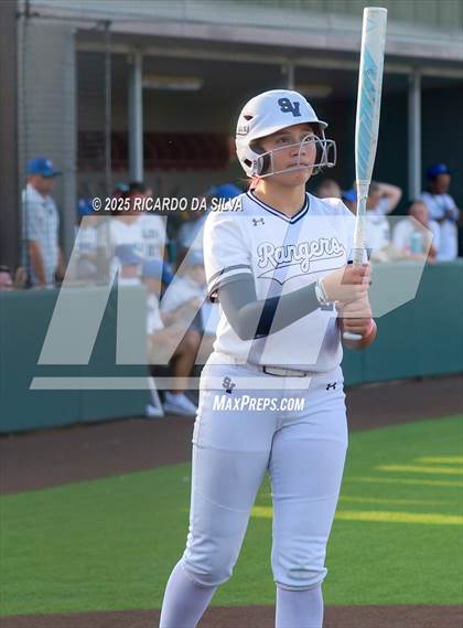 Thumbnail 1 in Barbers Hill vs. Smithson Valley (UIL Softball 5A D1 Semifinal) photogallery.