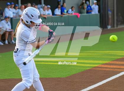 Thumbnail 2 in Barbers Hill vs. Smithson Valley (UIL Softball 5A D1 Semifinal) photogallery.