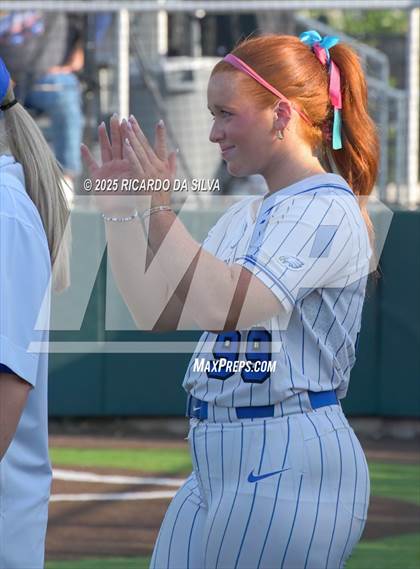 Thumbnail 1 in Barbers Hill vs. Smithson Valley (UIL Softball 5A D1 Semifinal) photogallery.