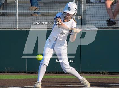 Thumbnail 1 in Barbers Hill vs. Smithson Valley (UIL Softball 5A D1 Semifinal) photogallery.