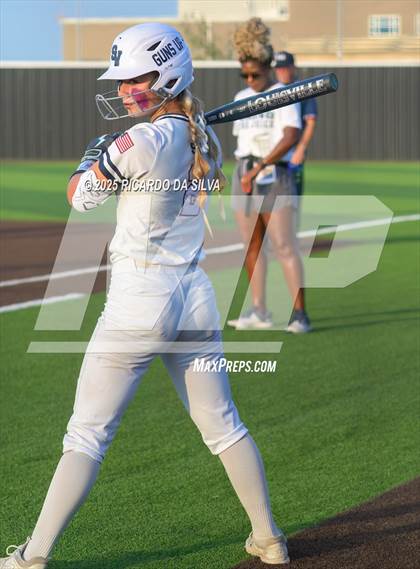 Thumbnail 2 in Barbers Hill vs. Smithson Valley (UIL Softball 5A D1 Semifinal) photogallery.