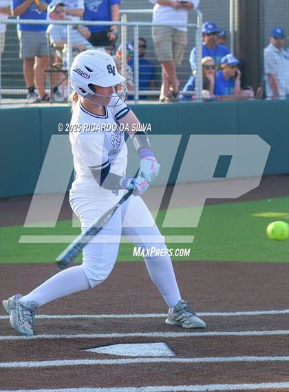 Thumbnail 1 in Barbers Hill vs. Smithson Valley (UIL Softball 5A D1 Semifinal) photogallery.