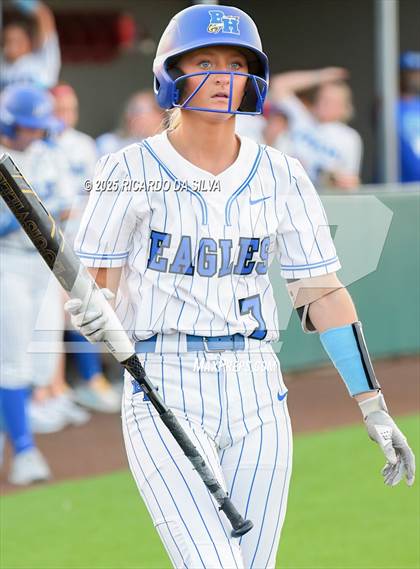 Thumbnail 1 in Barbers Hill vs. Smithson Valley (UIL Softball 5A D1 Semifinal) photogallery.