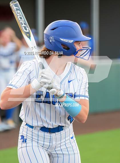 Thumbnail 1 in Barbers Hill vs. Smithson Valley (UIL Softball 5A D1 Semifinal) photogallery.