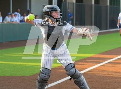Thumbnail 3 in Barbers Hill vs. Smithson Valley (UIL Softball 5A D1 Semifinal) photogallery.