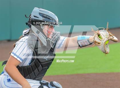 Thumbnail 1 in Barbers Hill vs. Smithson Valley (UIL Softball 5A D1 Semifinal) photogallery.