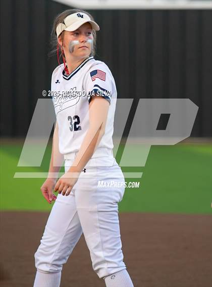 Thumbnail 1 in Barbers Hill vs. Smithson Valley (UIL Softball 5A D1 Semifinal) photogallery.