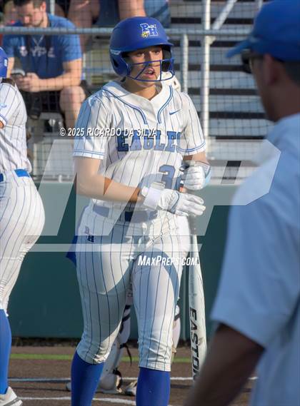 Thumbnail 2 in Barbers Hill vs. Smithson Valley (UIL Softball 5A D1 Semifinal) photogallery.
