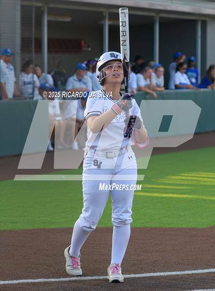 Thumbnail 3 in Barbers Hill vs. Smithson Valley (UIL Softball 5A D1 Semifinal) photogallery.