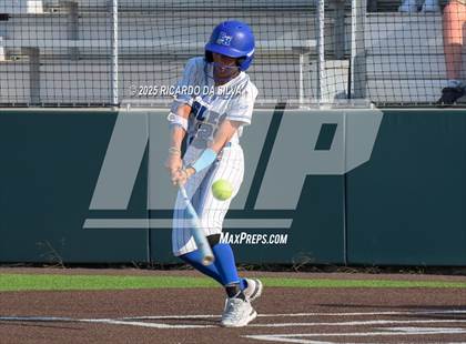 Thumbnail 1 in Barbers Hill vs. Smithson Valley (UIL Softball 5A D1 Semifinal) photogallery.