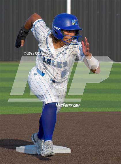 Thumbnail 2 in Barbers Hill vs. Smithson Valley (UIL Softball 5A D1 Semifinal) photogallery.