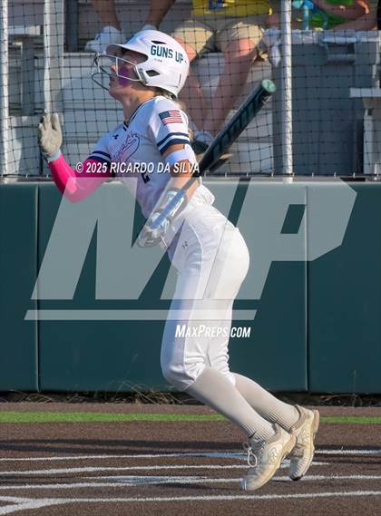 Thumbnail 3 in Barbers Hill vs. Smithson Valley (UIL Softball 5A D1 Semifinal) photogallery.