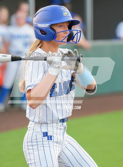 Thumbnail 1 in Barbers Hill vs. Smithson Valley (UIL Softball 5A D1 Semifinal) photogallery.