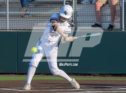 Thumbnail 1 in Barbers Hill vs. Smithson Valley (UIL Softball 5A D1 Semifinal) photogallery.