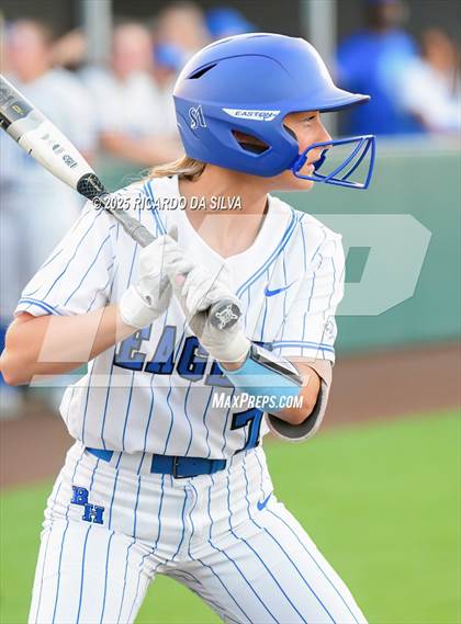 Thumbnail 3 in Barbers Hill vs. Smithson Valley (UIL Softball 5A D1 Semifinal) photogallery.