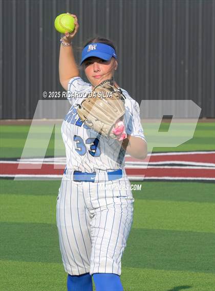 Thumbnail 1 in Barbers Hill vs. Smithson Valley (UIL Softball 5A D1 Semifinal) photogallery.